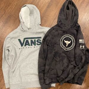 2 hoodie sweatshirt sz youth latge